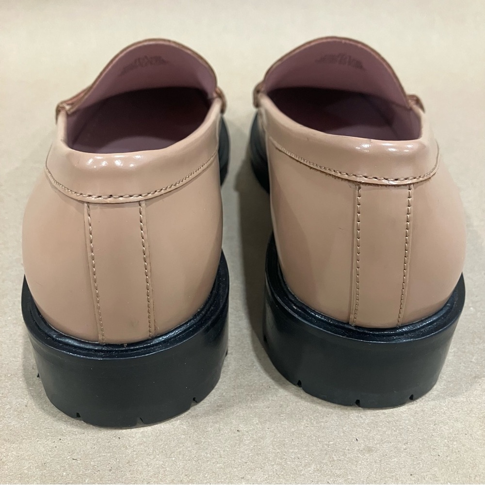 FREE PEOPLE Collection Liv Lug Loafers Cantaloupe size 38.5 NWOB - Picture 6 of 12